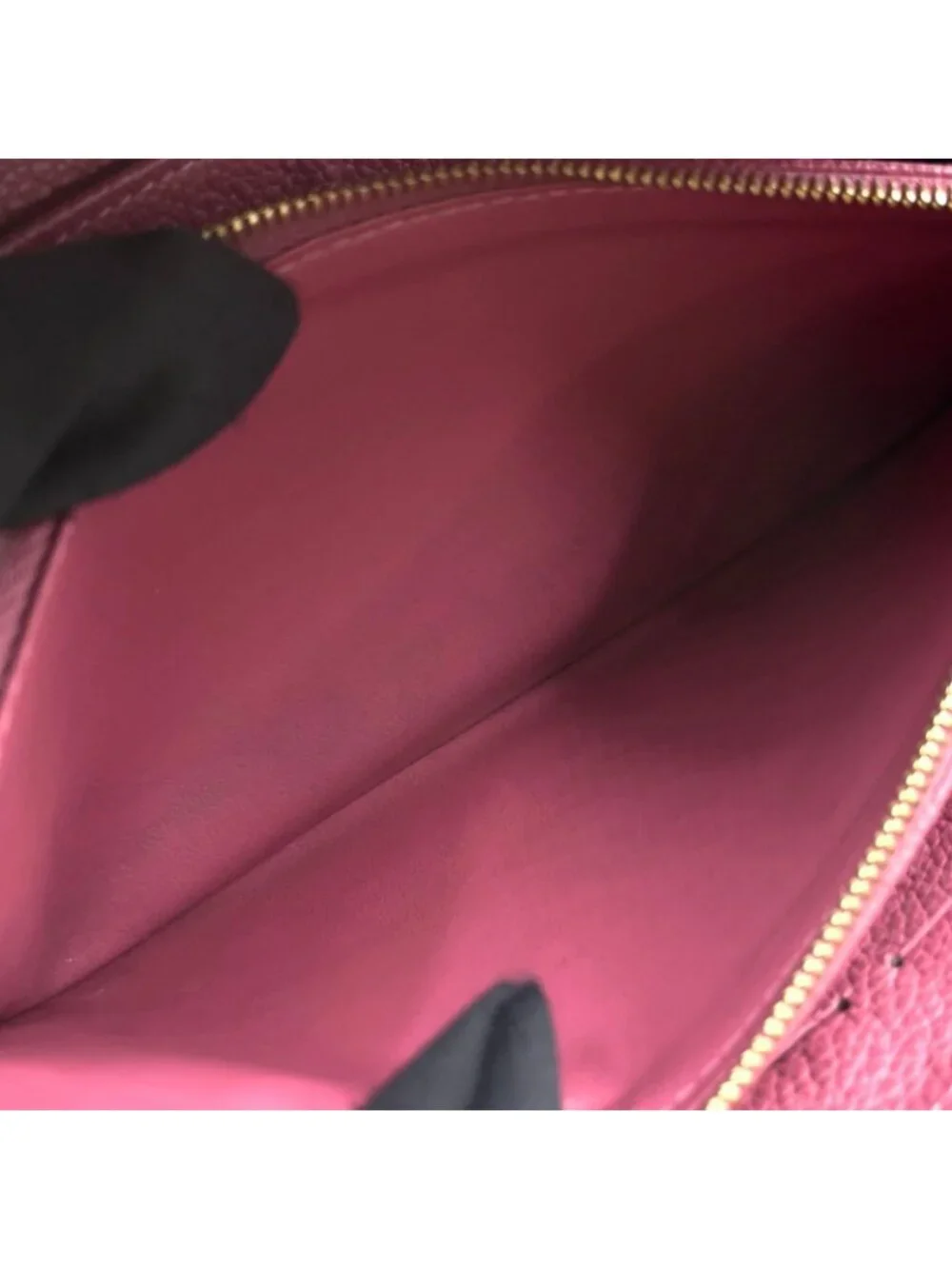 Louis Vuitton Portefeuille Sarah Monogram Empreinte Leather Pink Wallet Gold